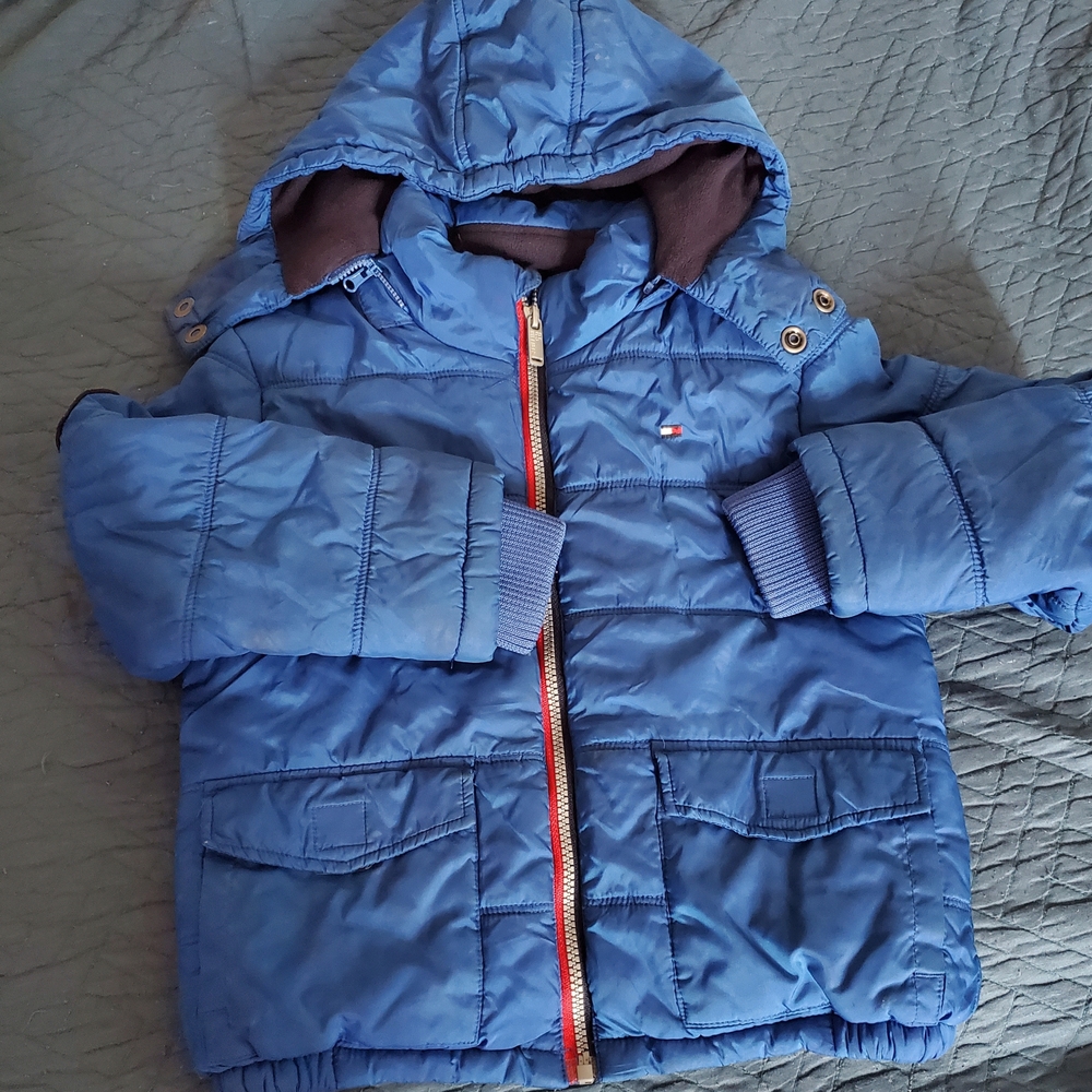 Tommy Hilfiger Blue Puffer Jacket for Kids